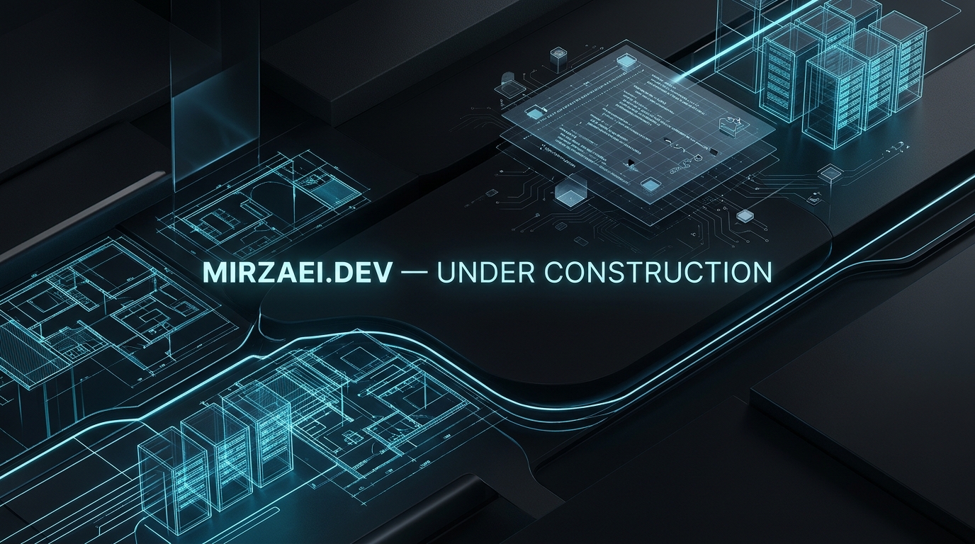 mirzaei.dev — Under Construction